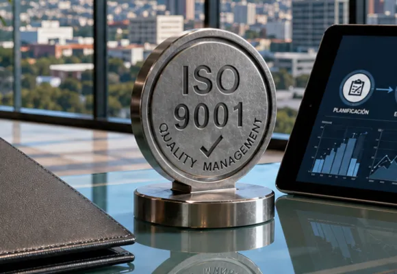 Auditoría para certificación ISO 9001 en empresas